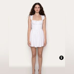 Guizio Bustier Corset Flare Dress